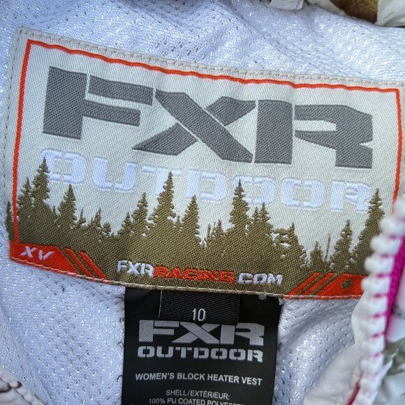 Realtree FXR Outdoor Vest Womens Size 10 - Picture 6 of 10
